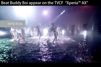 ダンサー Beat Buddy Boi appear on the TVCF  “Xperia™ AX”