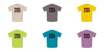 ダンサー 「DANCE@PIECE GRAND PRIX 2017」オリジナルTシャツ販売開始！